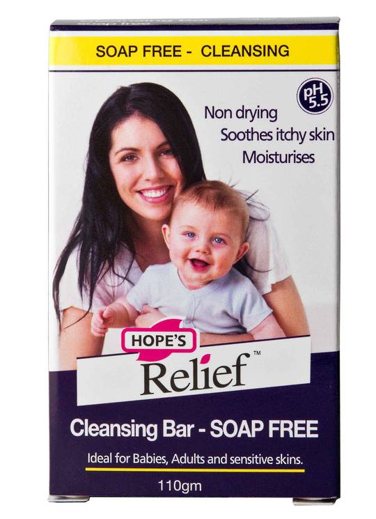 Hopes Relief Cleansing Bar - Soap Free 110gm